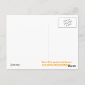 briefkaart "Beach Fun" (Achterkant)