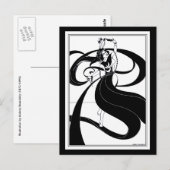 Briefkaart: Beardsley Illustratie Briefkaart (Voorkant / Achterkant)