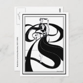 Briefkaart: Beardsley Illustratie Briefkaart (Voorkant / Achterkant)