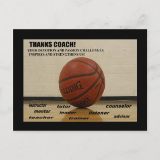 Briefkaart "Bedankt-coach"