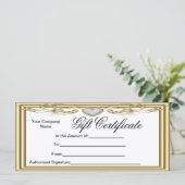 Briefkaart Bedrijfscadeaubonnen Kaart Rack (Staand voorkant)