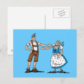 Briefkaart BEER FESTIVAL Couple Love (Voorkant / Achterkant)