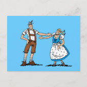 Briefkaart BEER FESTIVAL Couple Love (Voorkant)