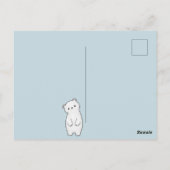 Briefkaart Beer Kawaii (Achterkant)