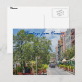 Briefkaart begroetingen op Curaçao (Voorkant / Achterkant)