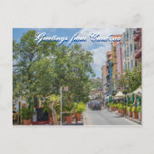 Briefkaart begroetingen op Curaçao (Voorkant)