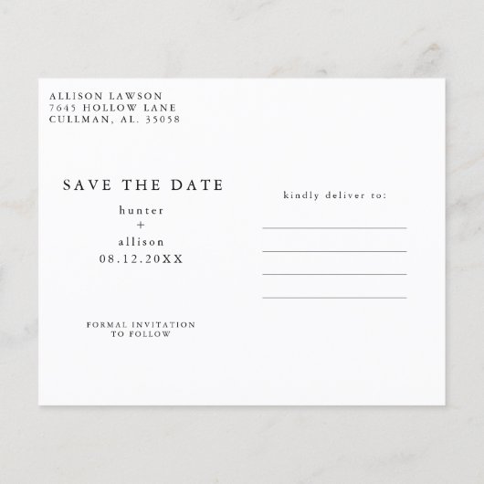 Briefkaart begroting | Datum opslaan | Agenda Flyer (Achterkant)