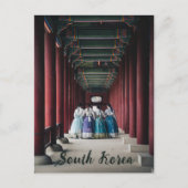 Briefkaart behandelt Zuid-Korea eenvoudig en elega (Voorkant)