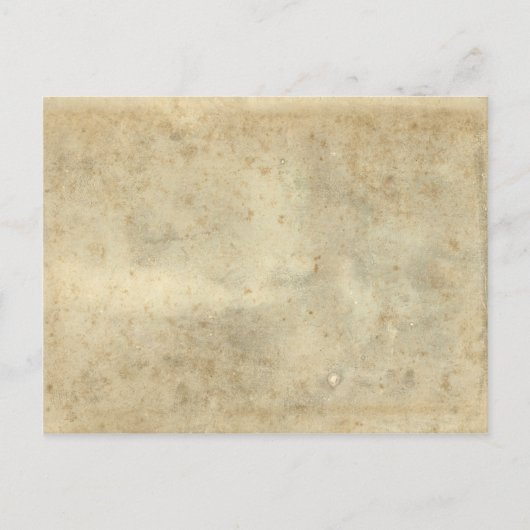 Briefkaart beige veredeld  verouderd papier (Voorkant)
