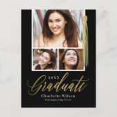 Briefkaart bekendmaking Afstuderen Tassel Pride (Voorkant)