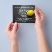 briefkaart bekendmaking flyer (Hand)