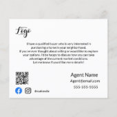 briefkaart bekendmaking flyer (Achterkant)