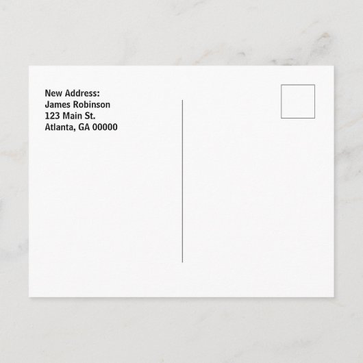 Briefkaart  bekendmaking Georgië (Achterkant)