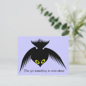 Briefkaart Belangrijke aankondiging voor borg (Staand voorkant)