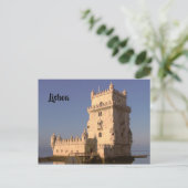 Briefkaart Belem Tower (Staand voorkant)