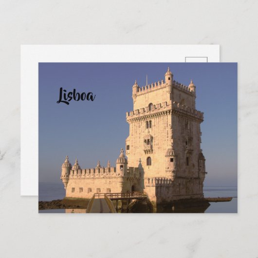 Briefkaart Belem Tower (Voorkant / Achterkant)