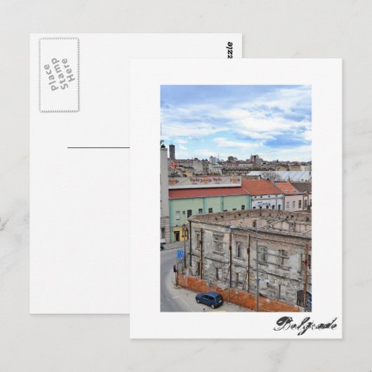Briefkaart Belgrado (Voorkant / Achterkant)