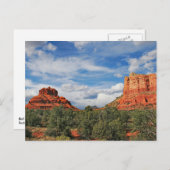 Briefkaart Bell and Courthouse Rock (Voorkant / Achterkant)
