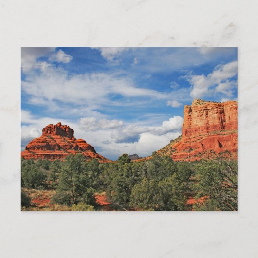 Briefkaart Bell and Courthouse Rock (Voorkant)