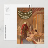 Briefkaart: Belle van Nelson Whiskey Briefkaart (Voorkant / Achterkant)