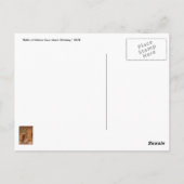 Briefkaart: Belle van Nelson Whiskey Briefkaart (Achterkant)