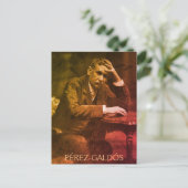 Briefkaart Benito Pérez-Galdós (Staand voorkant)
