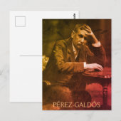 Briefkaart Benito Pérez-Galdós (Voorkant / Achterkant)