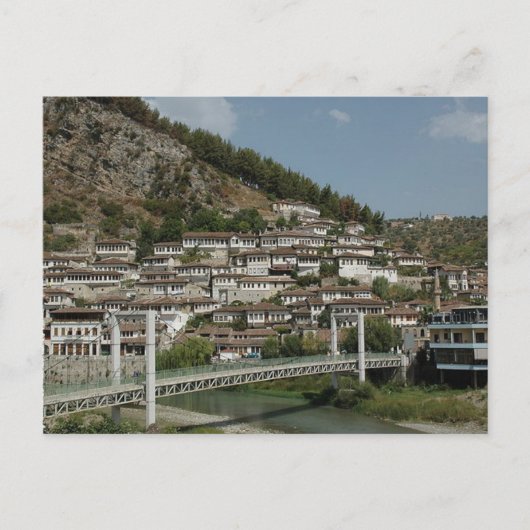 Briefkaart Berat-brug, Albanië (Voorkant)