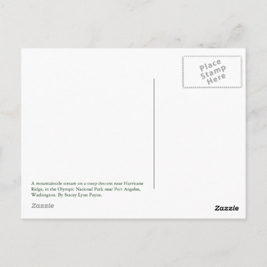 Briefkaart Bergbestrating (Achterkant)