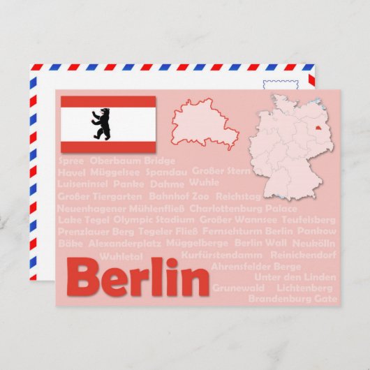 Briefkaart "Berlijn" (Voorkant / Achterkant)