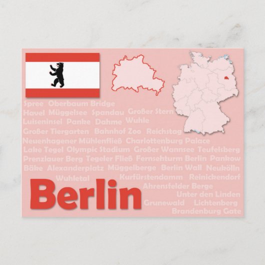 Briefkaart "Berlijn" (Voorkant)