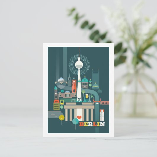 Briefkaart Berlijn (Staand voorkant)