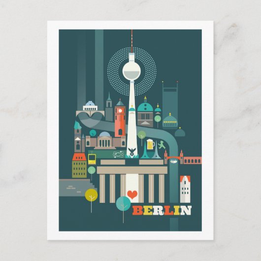 Briefkaart Berlijn (Voorkant)