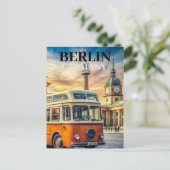 Briefkaart Berlijn Duitsland (Staand voorkant)