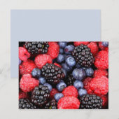 briefkaart bessen (Voorkant / Achterkant)