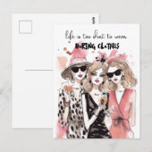 Briefkaart Besties (Voorkant / Achterkant)