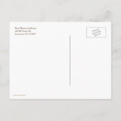 Briefkaart bewerkbare  eikenstructuur (Achterkant)