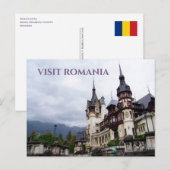 Briefkaart Bezoek Roemenië (Voorkant / Achterkant)