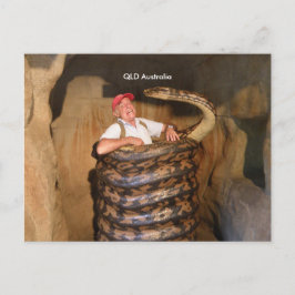 Briefkaart Big Snake QLD Australië Large Snake