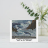 briefkaart "Big Wave" (Staand voorkant)