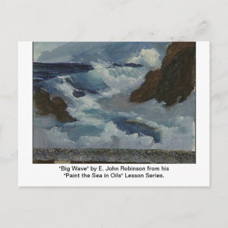 briefkaart "Big Wave"