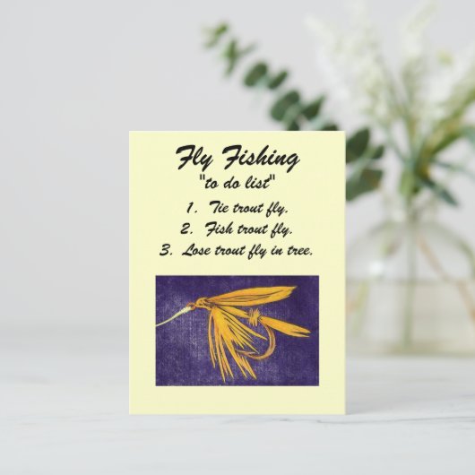 Briefkaart "Big Yellow May" voor de visserij op "t (Staand voorkant)