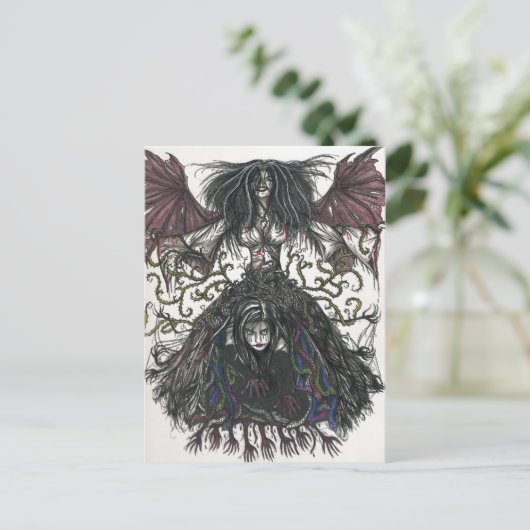 Briefkaart bij geboorte (Staand voorkant)