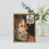  Briefkaart bij nacht partij (Staand voorkant)