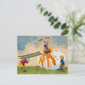  Briefkaart bij Pasen (Staand voorkant)