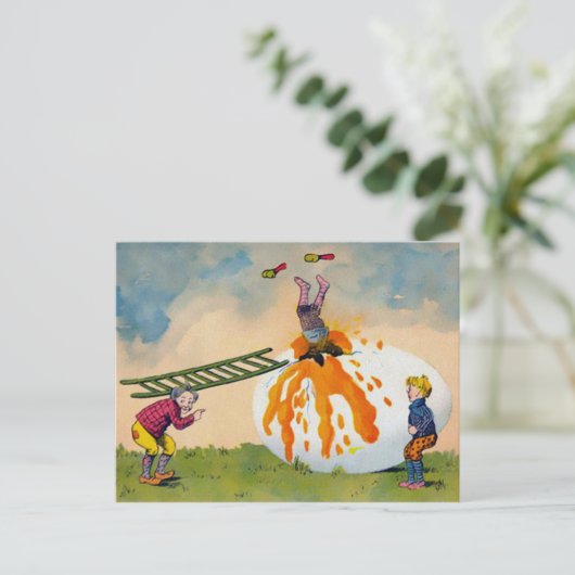  Briefkaart bij Pasen (Staand voorkant)