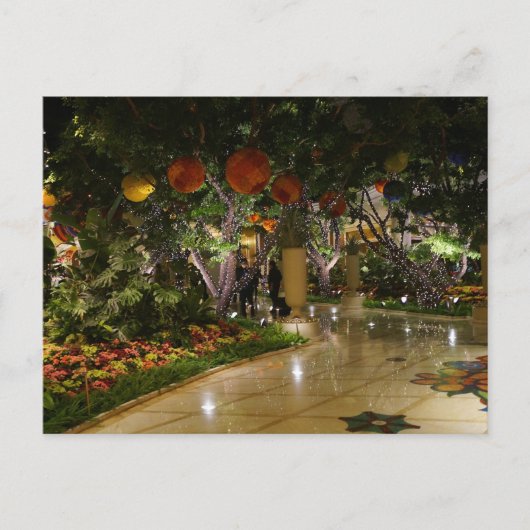 Briefkaart binnenshuis Garden Wynn Atrium Las Vega (Voorkant)