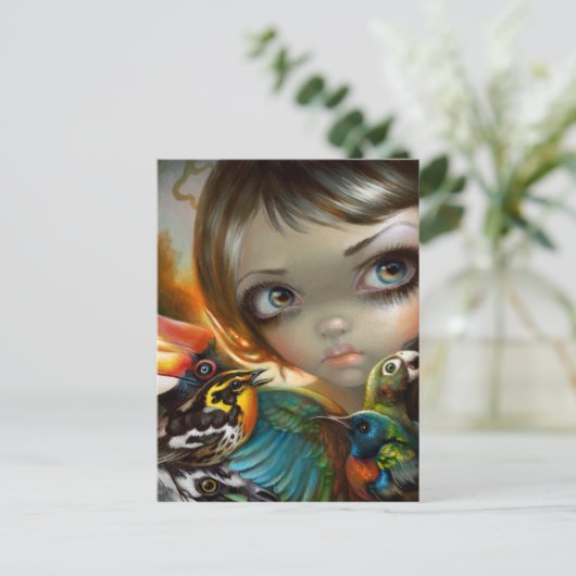 briefkaart "Birdsong 2" (Staand voorkant)