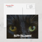 Briefkaart: Black Cat Eyes Briefkaart (Voorkant / Achterkant)