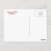 Briefkaart: Black Cat Eyes Briefkaart (Achterkant)